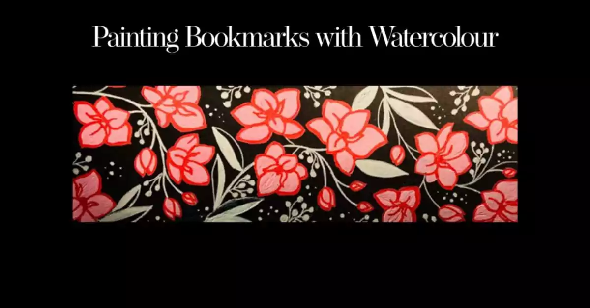rPainting Bookmarks With Watercoloue