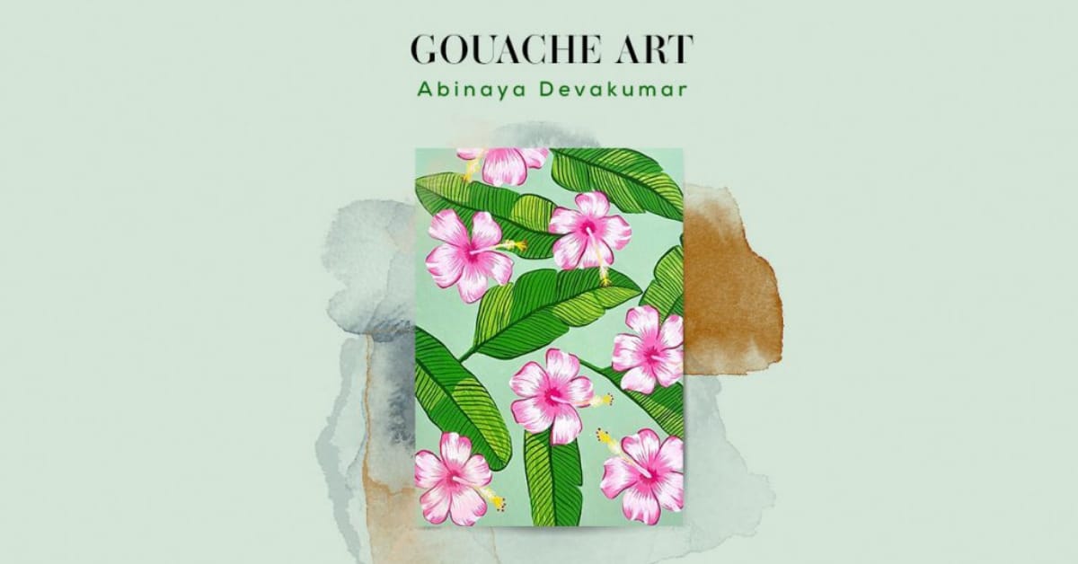 Gouche Art with Abhinaya Devakaumar
