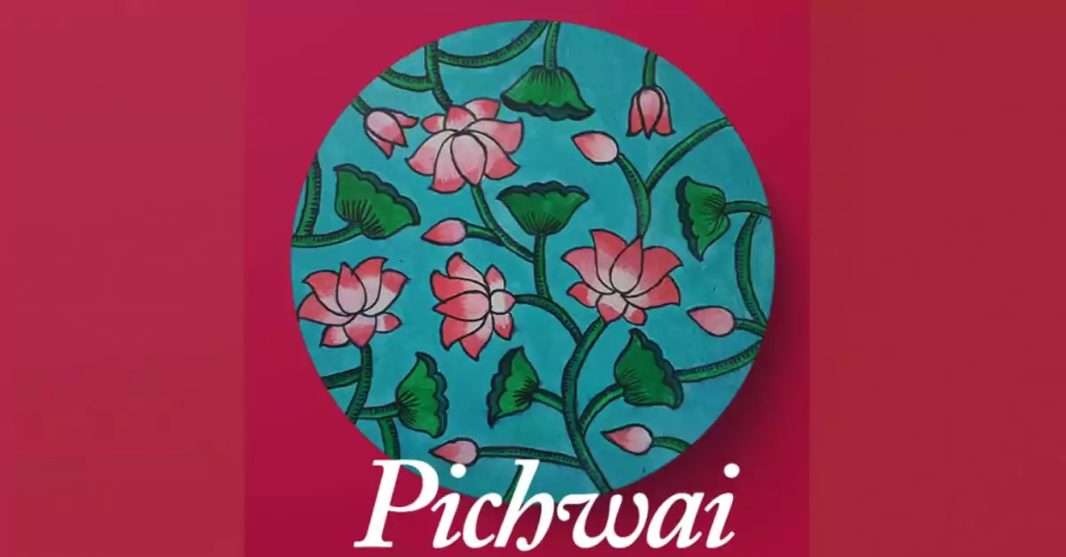 Pichwai Lotus Painting coaster