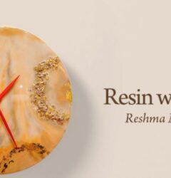 Resin Wall Clock With Reshma Makwana