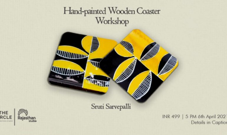 Hand Painted wooden coaster workshop