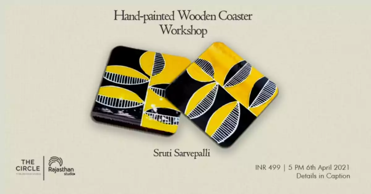 Hand Painted wooden coaster workshop