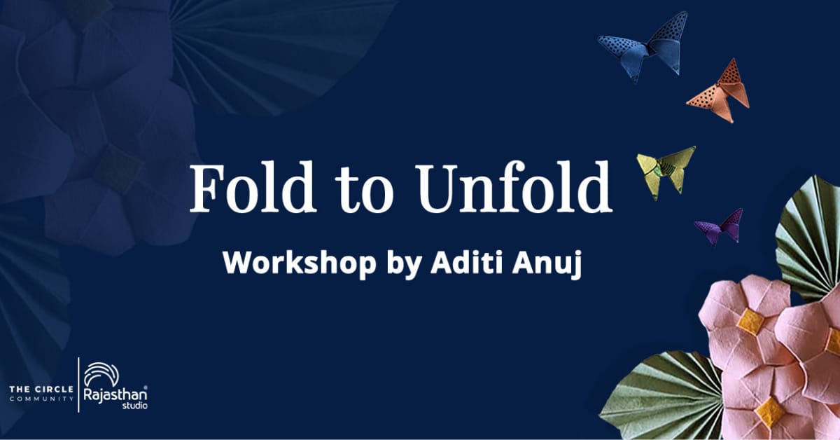 Origami workshop with Aditi Anuj