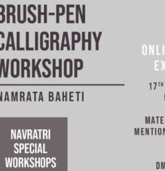 Brush Pen Calligraphy with Namrata Baheti