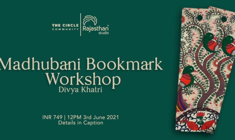 Madhubani Bookmark Workshop with Divya Khatri