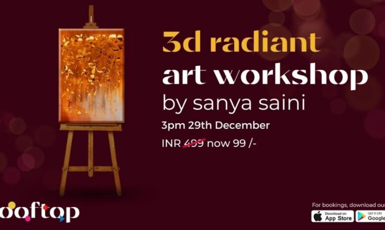 3D Radiant Artwork workshop with Sanya Saini