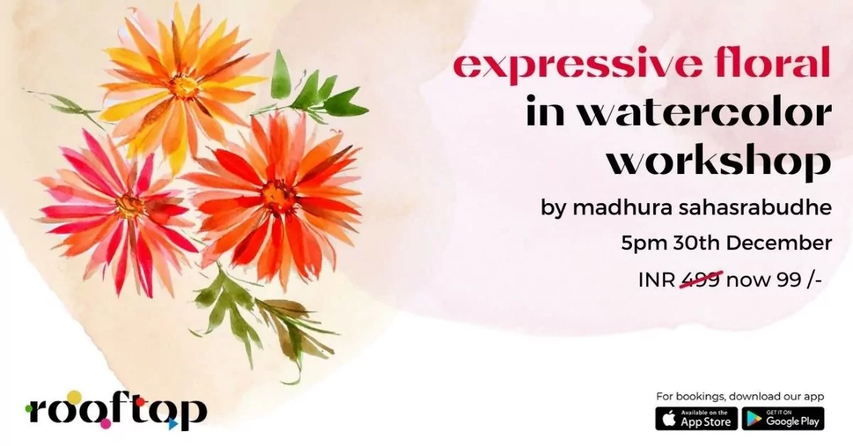 Expressive Florals in Watercolours with Madhura Sahasrabudhe