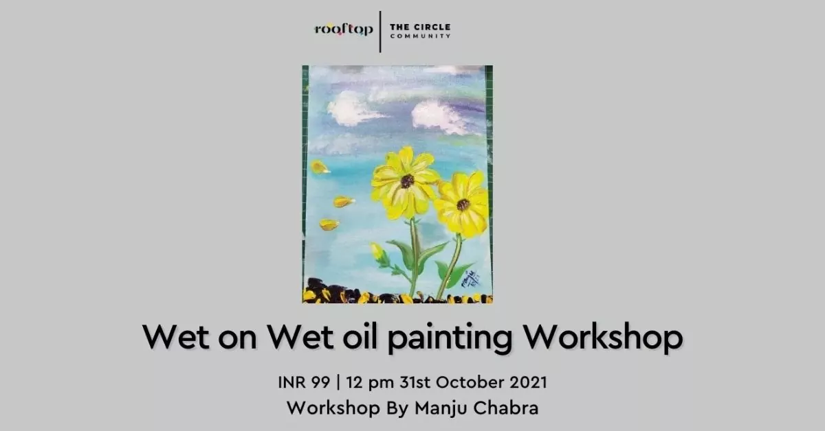 Wet on wet oil painting