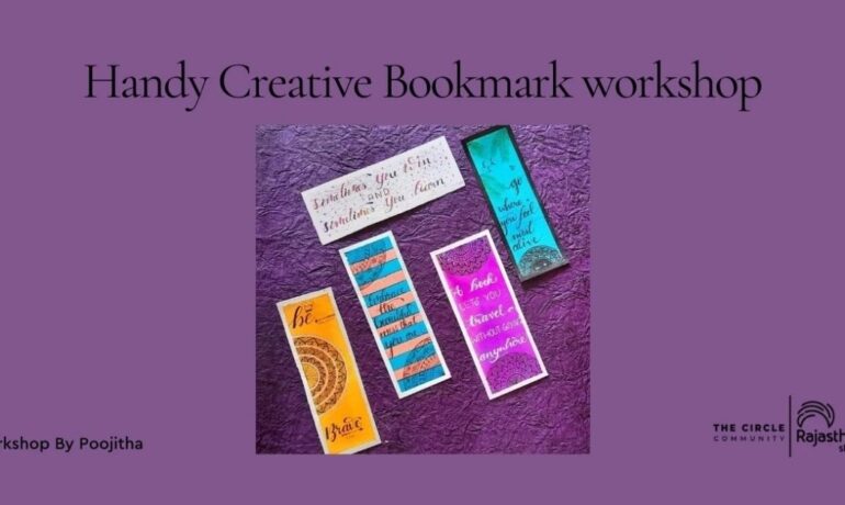 Handy Creative Bookmark With Poojitha