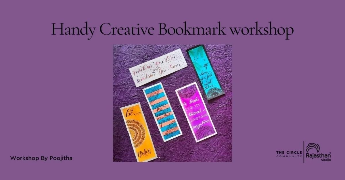 Handy Creative Bookmark With Poojitha