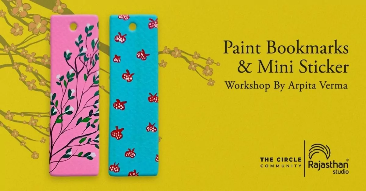 Paint Bookmark & Mini Sticker