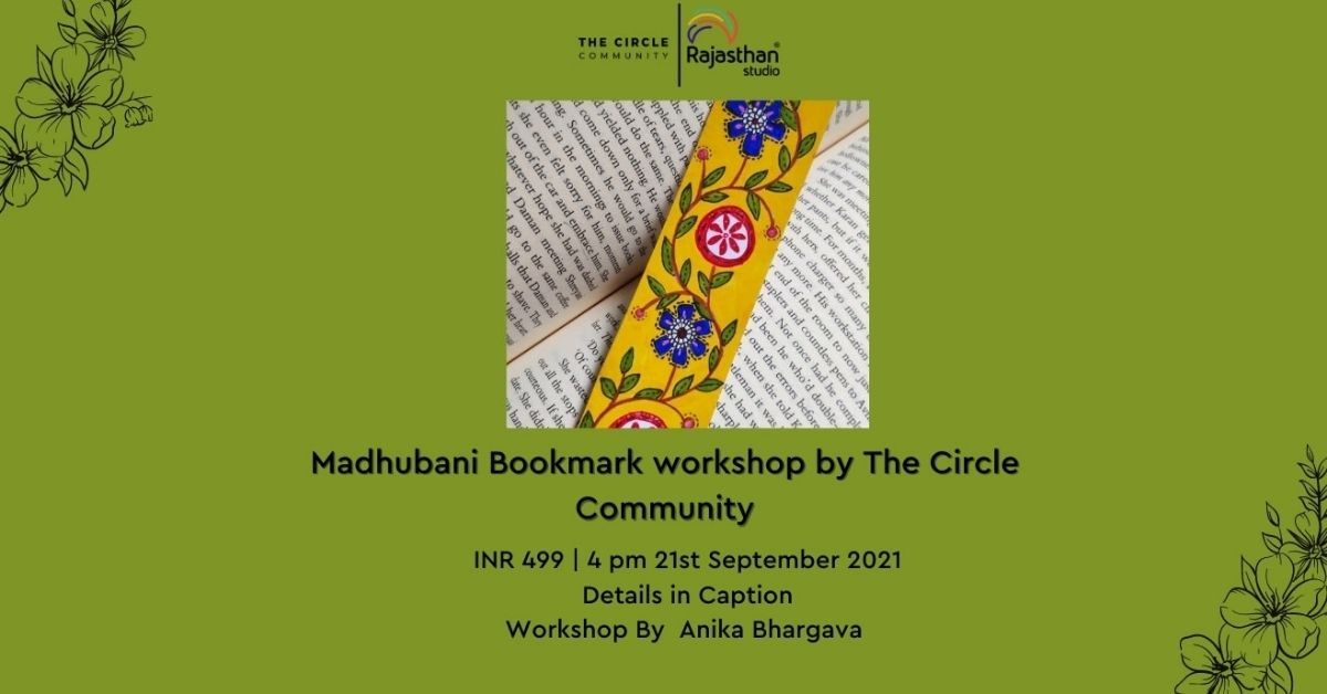 Madhubani Bookmark workshop