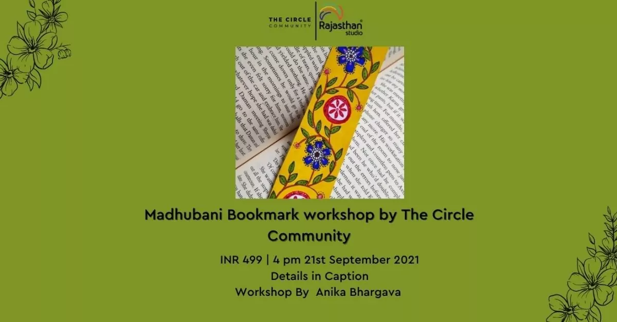 Madhubani Bookmark workshop