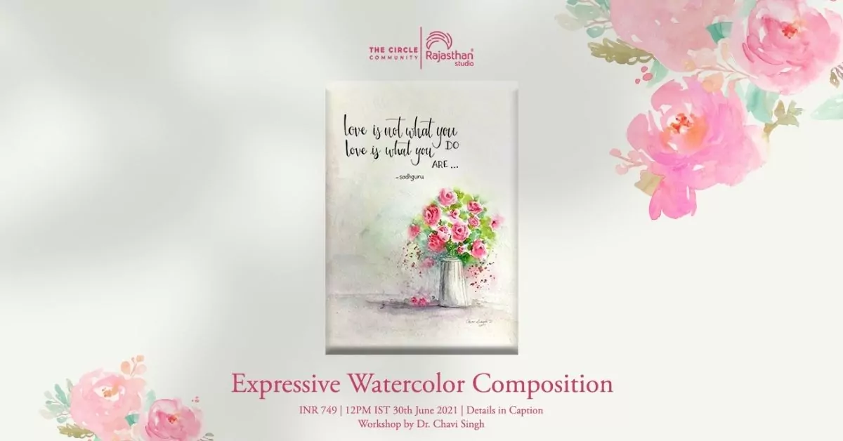 Expressive watercolour painting