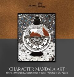 Character mandala art