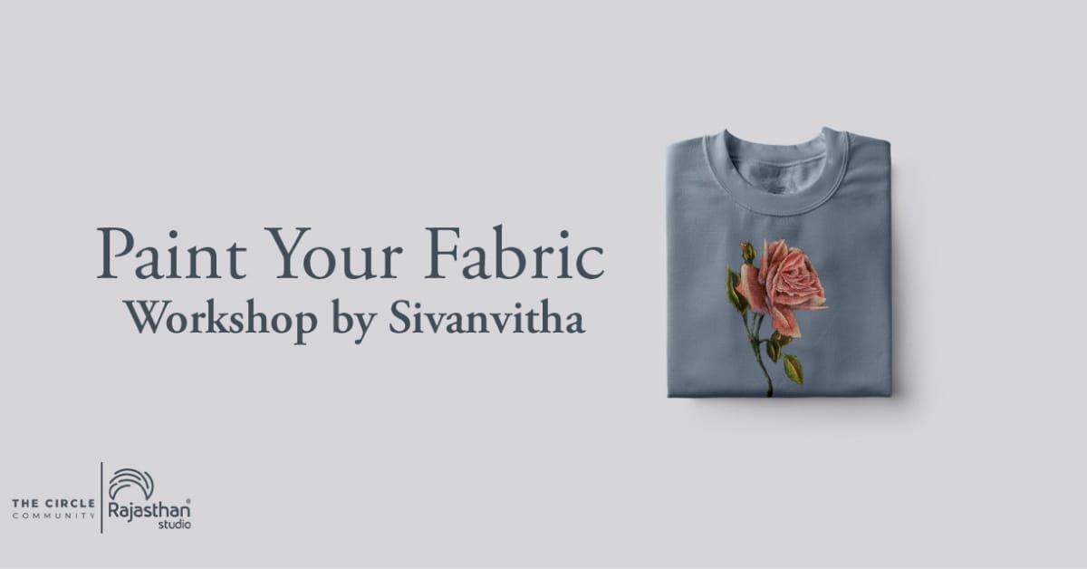 Paint Your Fabric workshop by Sivanvitha