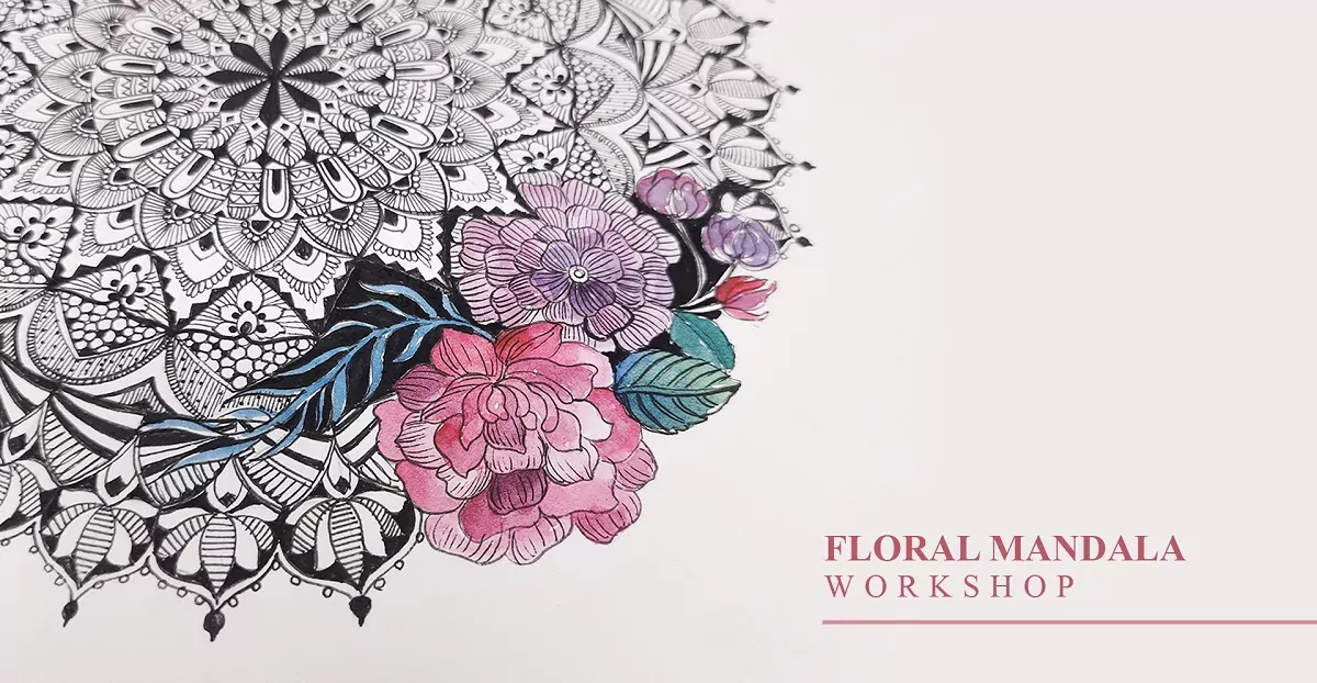 Watercolor Floral Mandala Workshop with Kritika Ramkrushnan