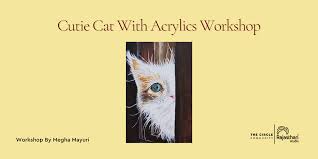 Cutie Cat With Acrylics workshop
