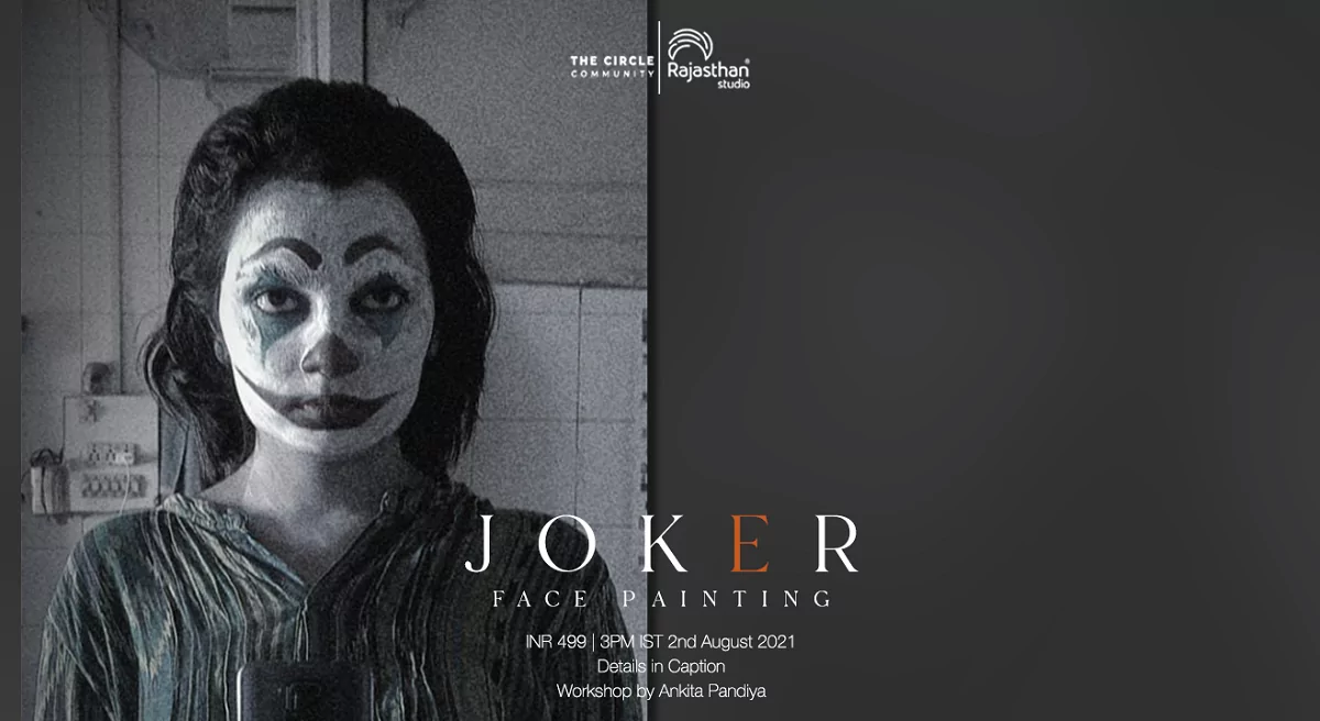Joker Face Painting Workshop with Ankita Pandiya