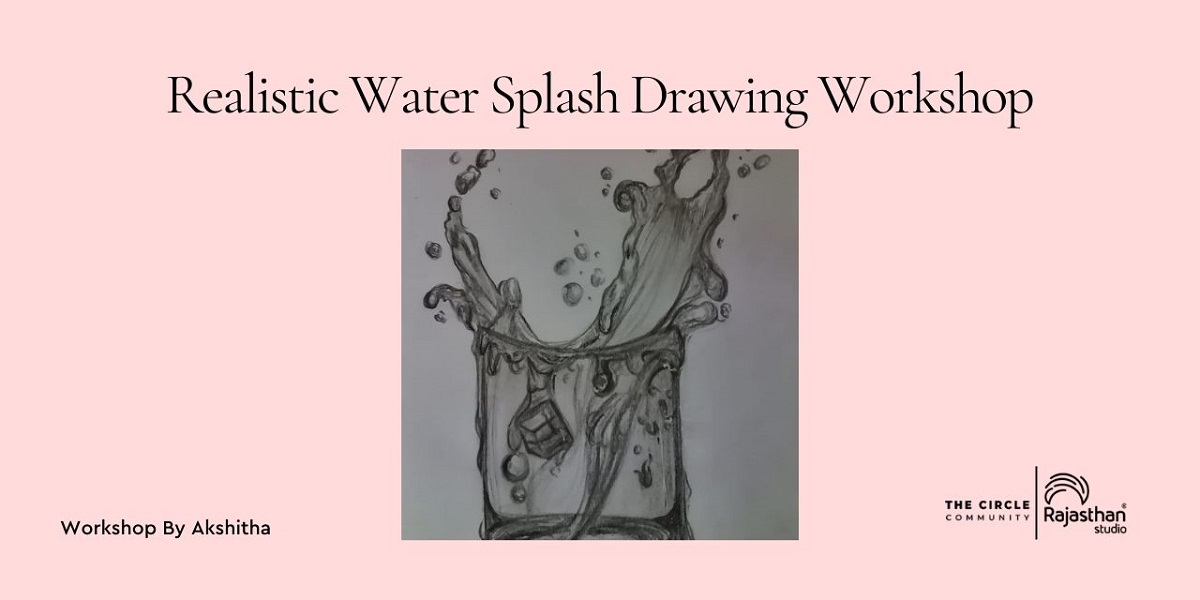Realistic Water Splash Drawing with Akshitha