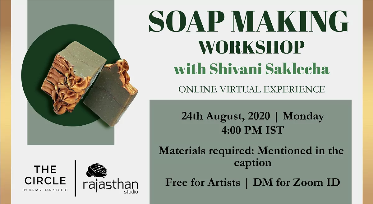 Natural Soap Making Workshop with Vinitha Nanda Kumar
