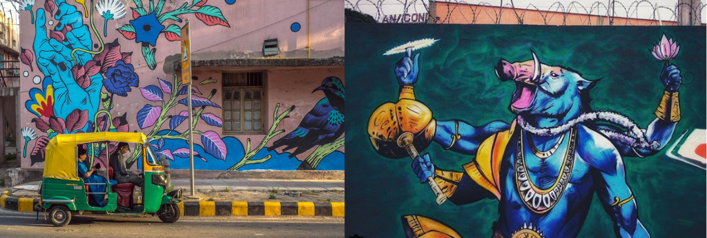 Graffiti -A modern artform on the walls in India