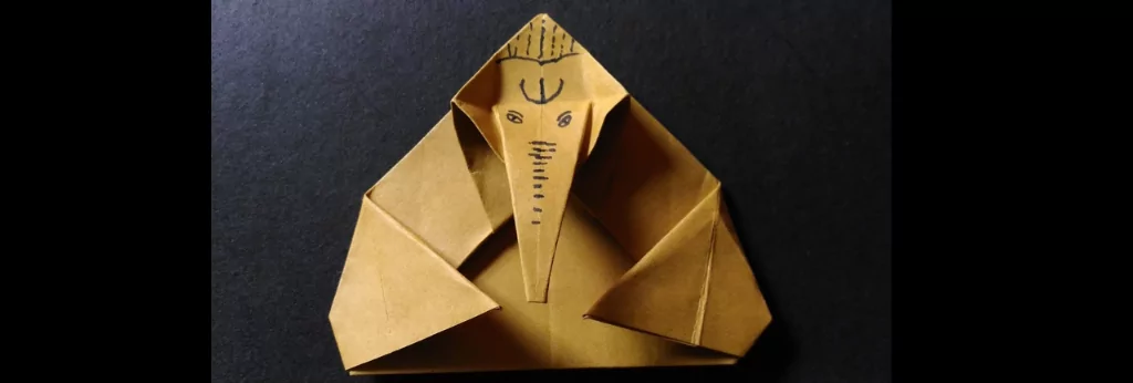 Origami ganpati