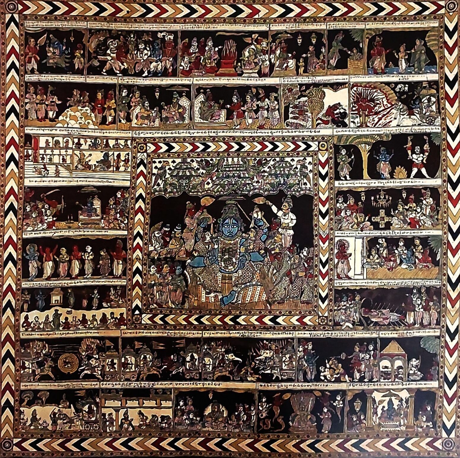 Mahabharata Kalamkari art