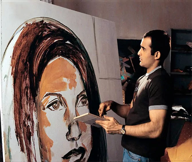 Art featured in Bollywood movie