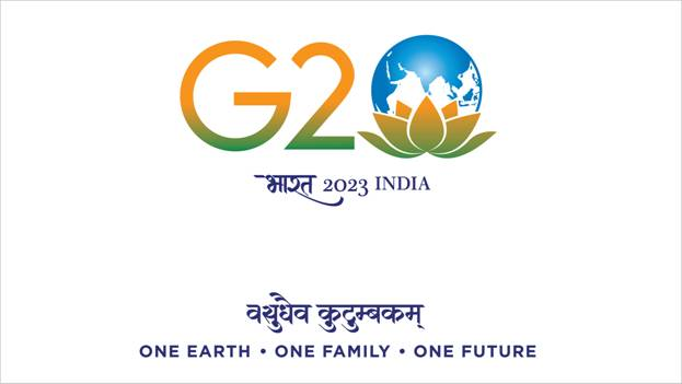 Official logo of the G20 Summit in India