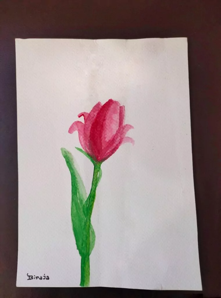 Free-Hand Watercolour Painting