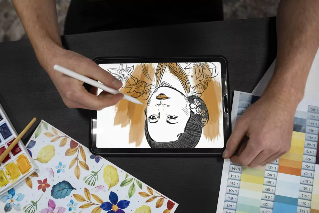 Digital portfolios have become common for art students.