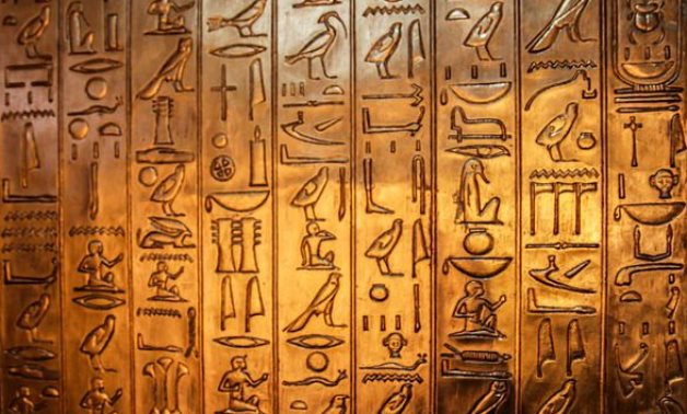 Ancient Egyptian hieroglyphs were used for storytelling