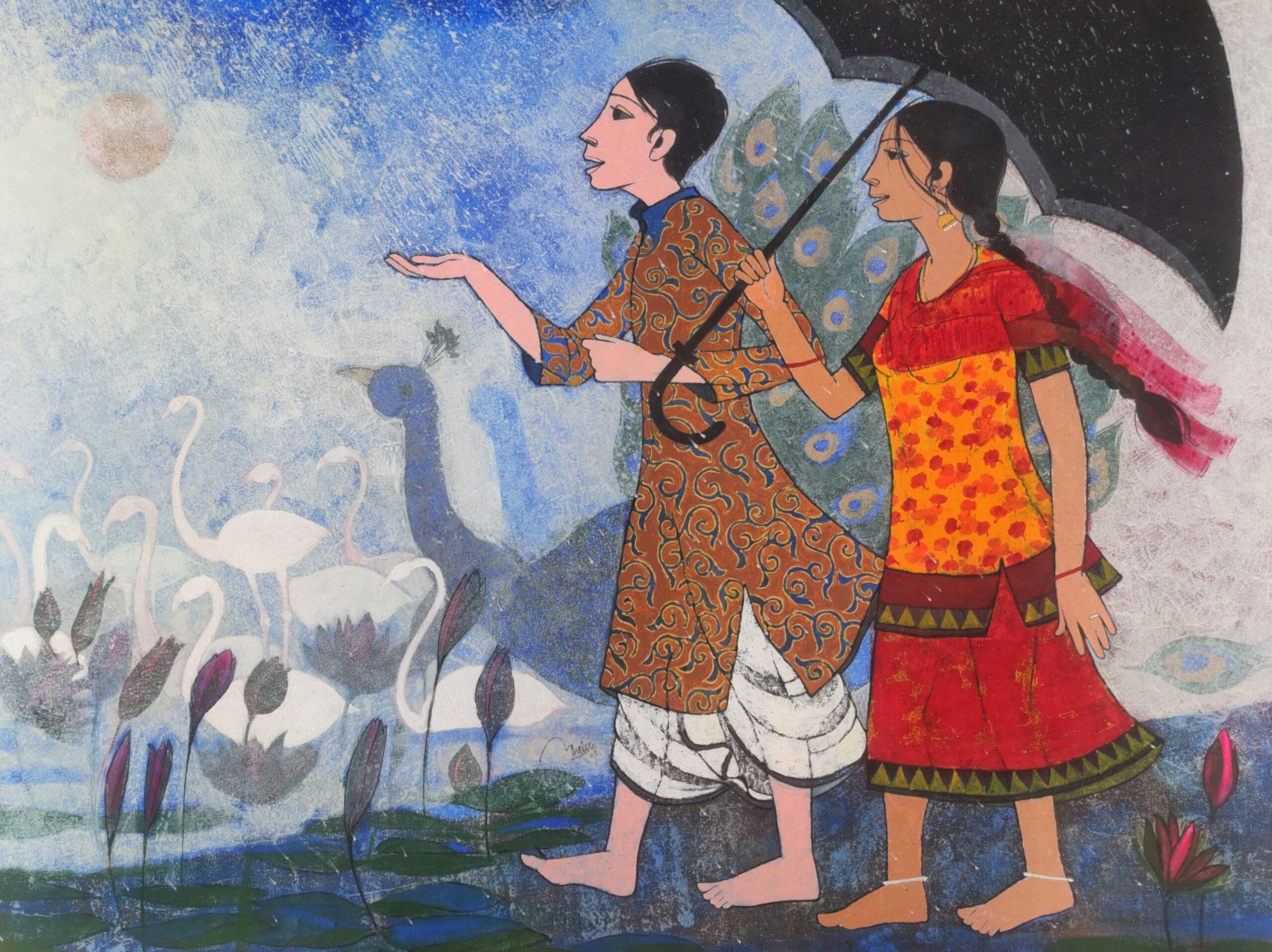 Indian Monsoon Painting